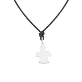 Mini Ingeras pendant 14K white gold